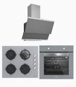 Silverline Gri Cam Ankastre Set (3420-CS5349S01-BO6501S01)